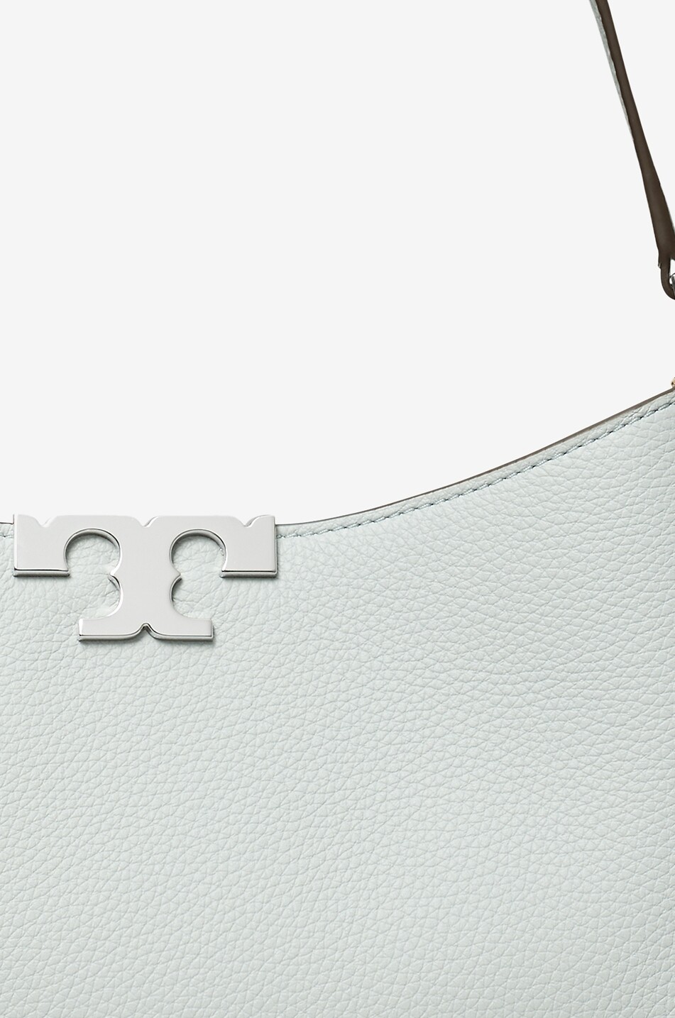 TORY BURCH Handtasche aus genarbtem Leder Eleanor Soft Slim Damen HELLBLAU 3