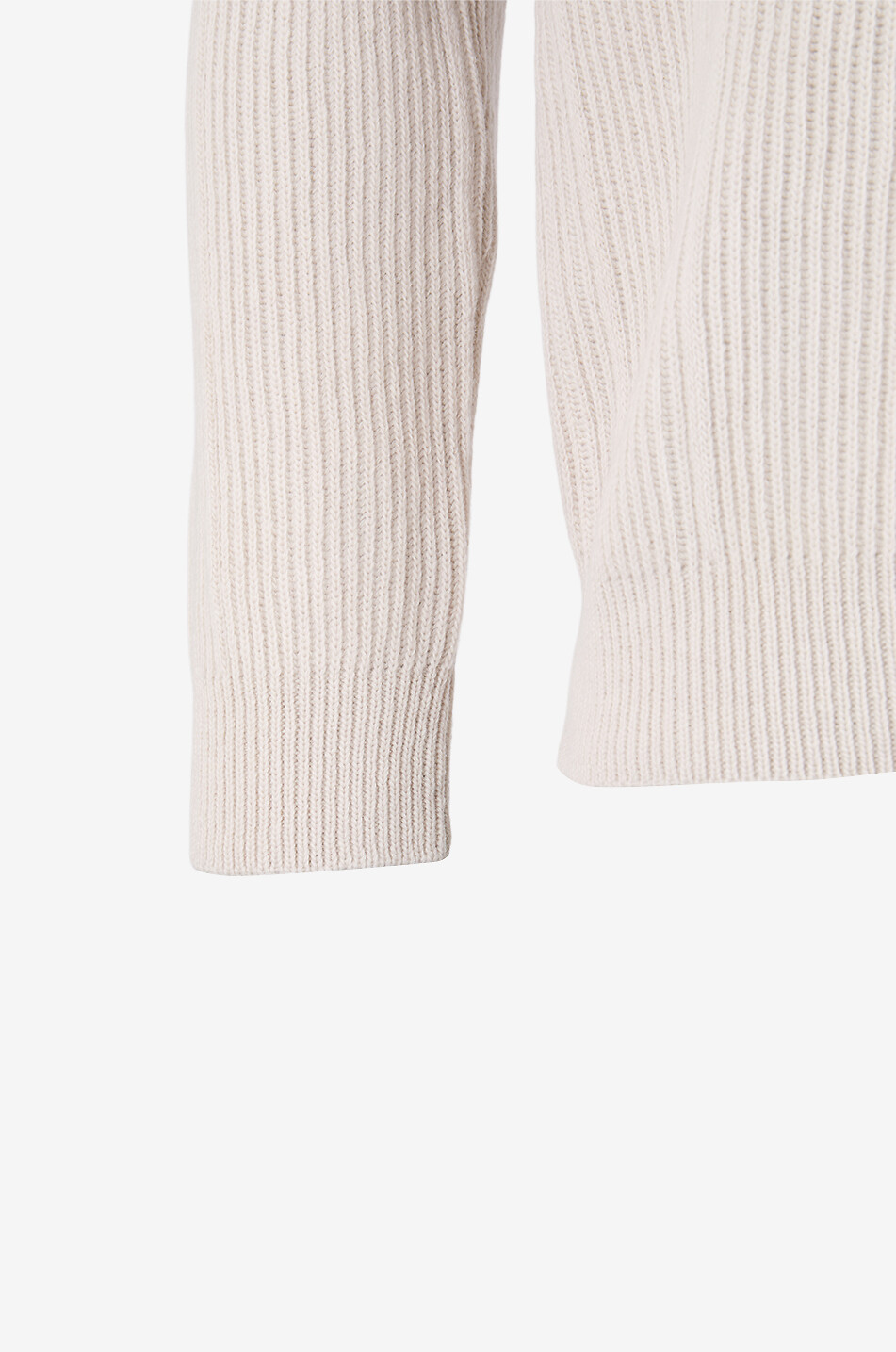 CRUNA Pull à col rond en maille Homme BLANC CASSE 3