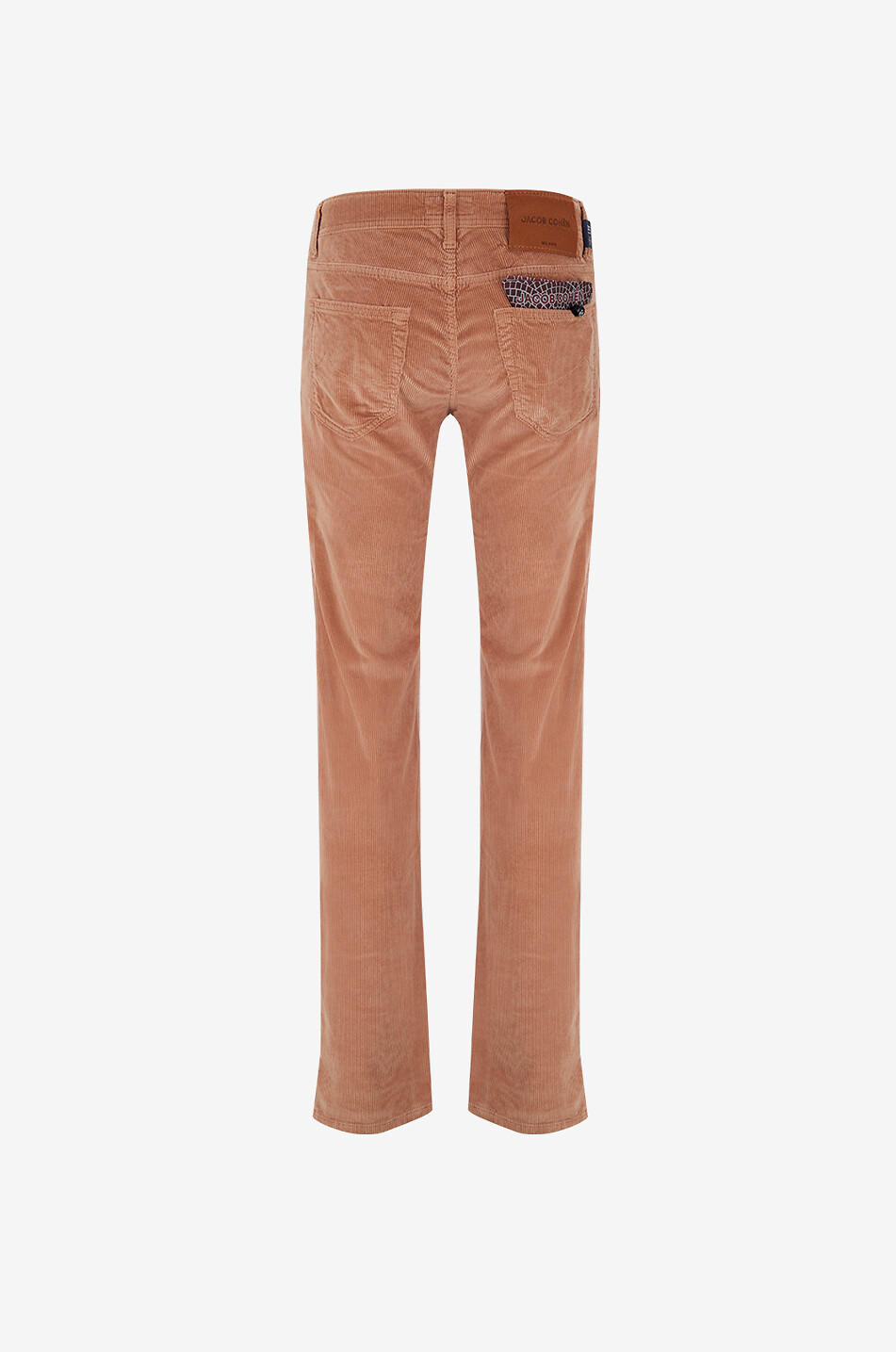 JACOB COHEN Bard corduroy straight leg trousers Men LIGHT ORANGE 2