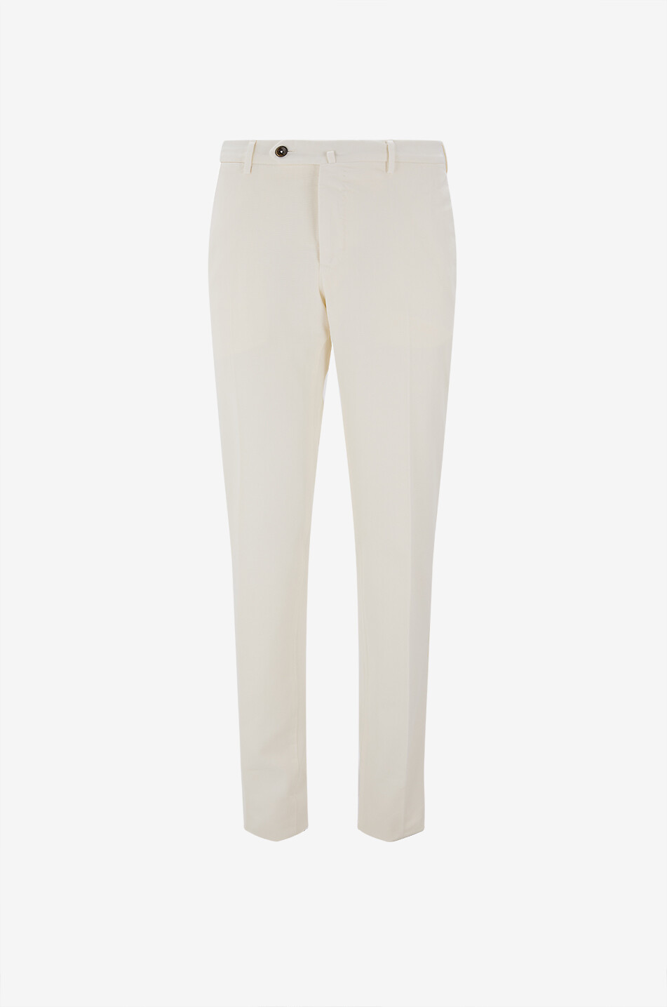 Gerade Hose aus Leinenstoff mit Gürtelschlaufen