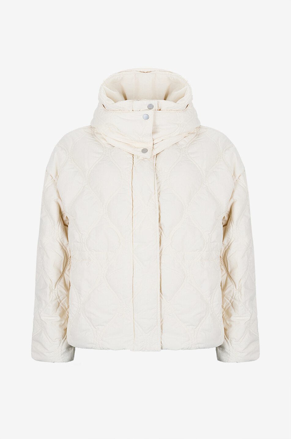 Doudoune courte matelassée à col montant Alessia