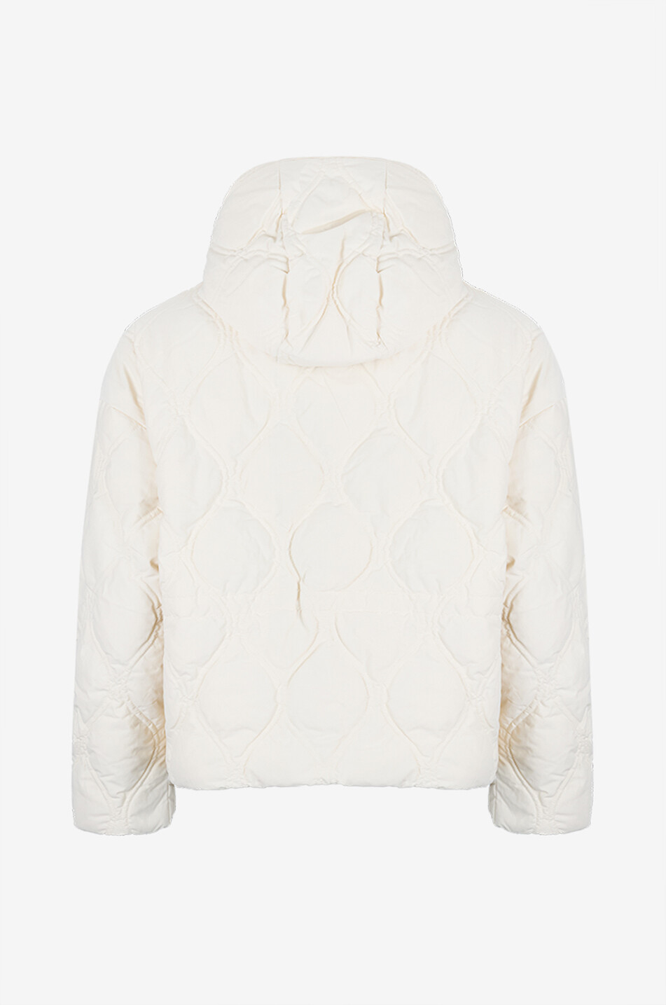 CANADA GOOSE Doudoune courte matelassée à col montant Alessia Femme BLANC CASSE 2