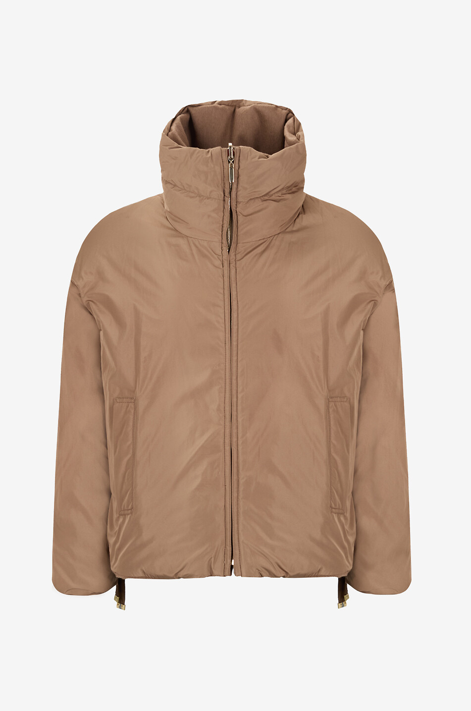 MAX MARA Diego reversible quilted technical fabric puffer jacket Women BEIGE 2