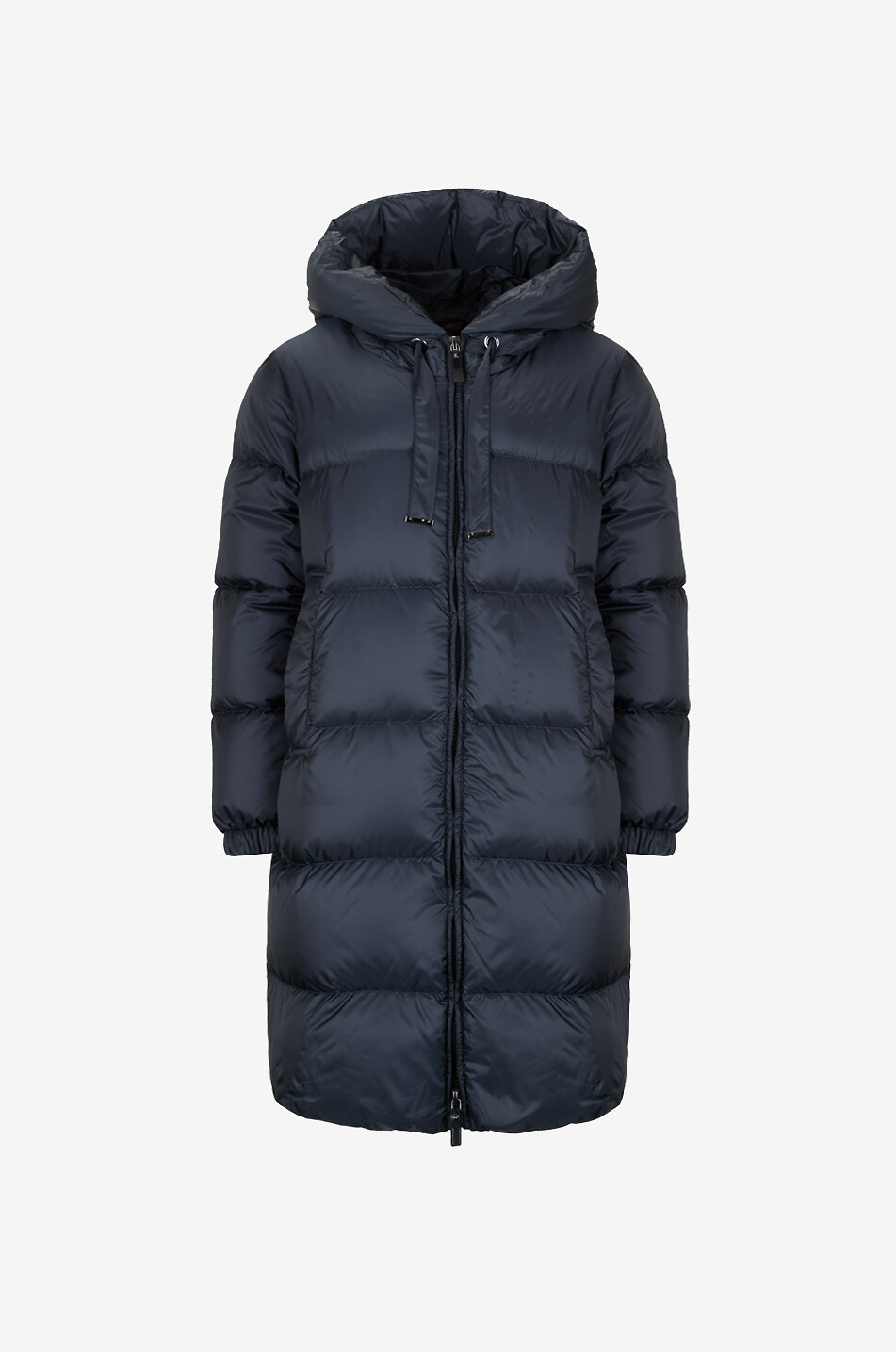 Sei long quilted technical fabric puffer coat