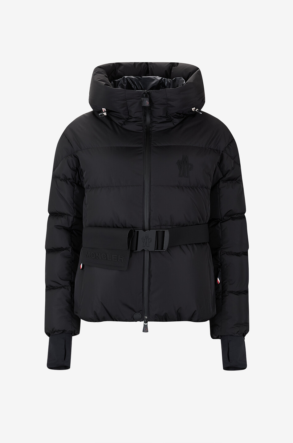 Kurze Hochkragen-Daunenjacke aus technischem Gewebe Bouquetin