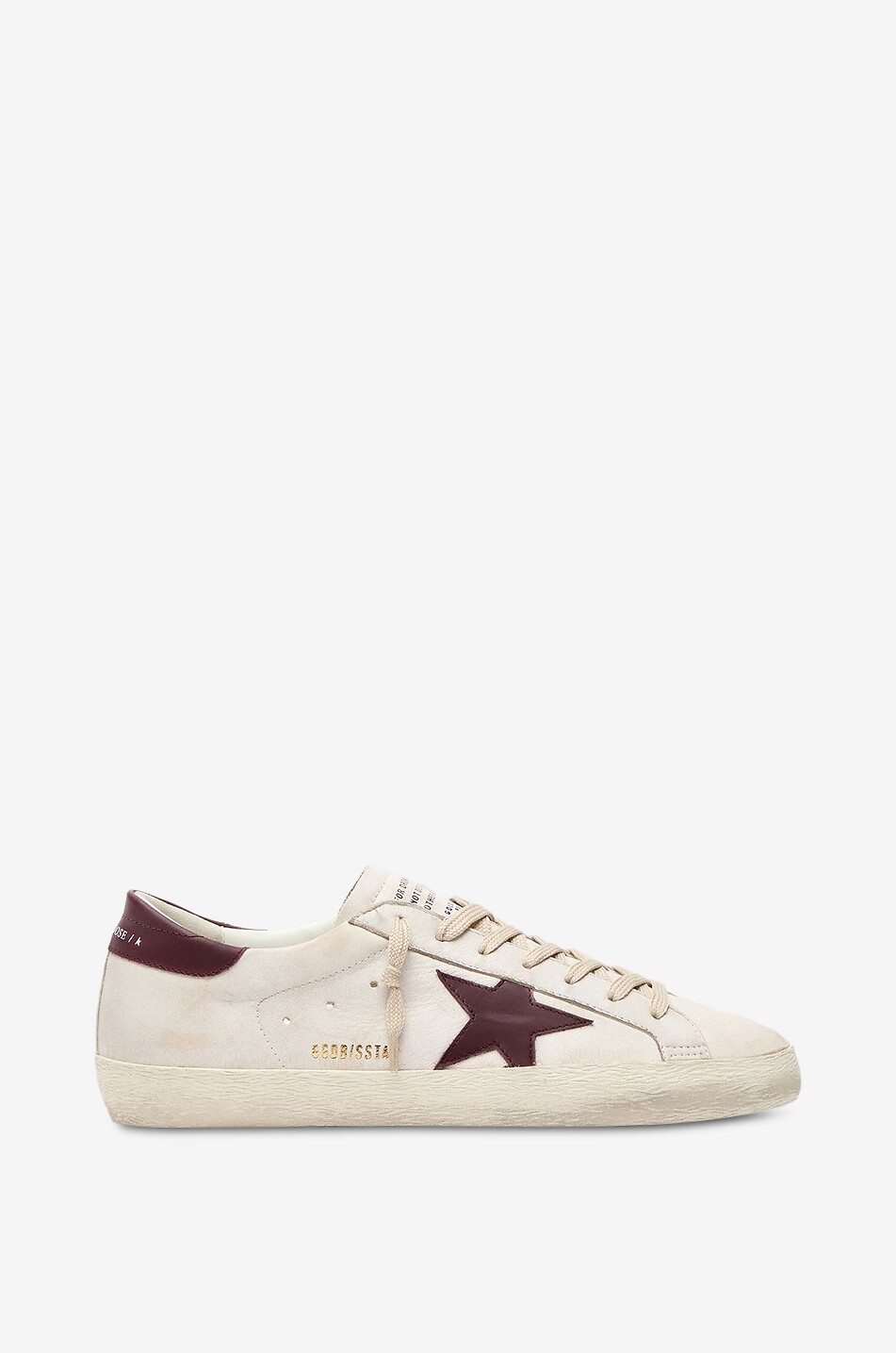 Niedrige Sneakers aus gealtertem Leder Super Star