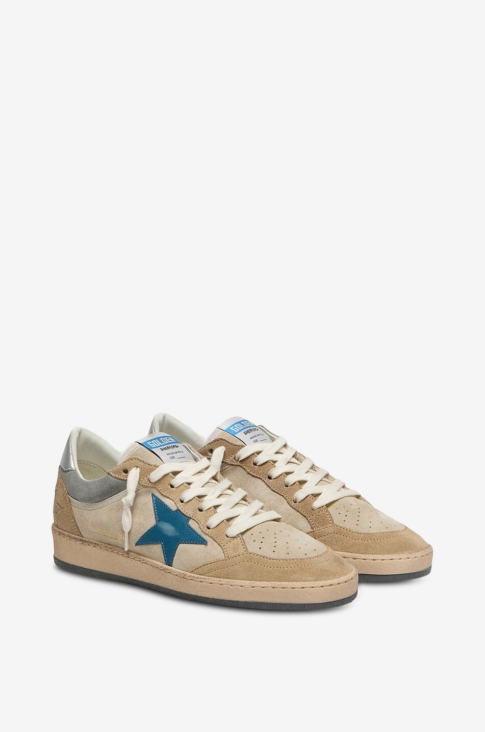 GOLDEN GOOSE Ball Star suede low-top trainers Women [akeneo-beigefonce] 2