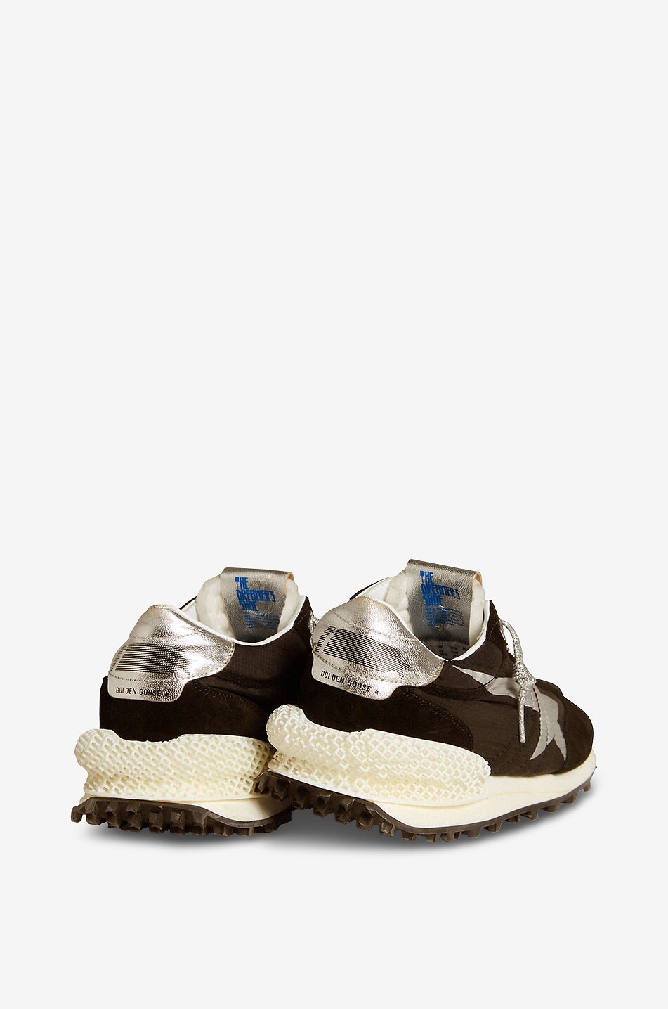 GOLDEN GOOSE Running Marathon leather low-top sneakers Men BLACK 4