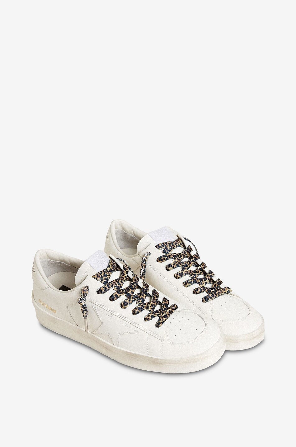 GOLDEN GOOSE Kit Lace animal print clutch bag Women Brown 3