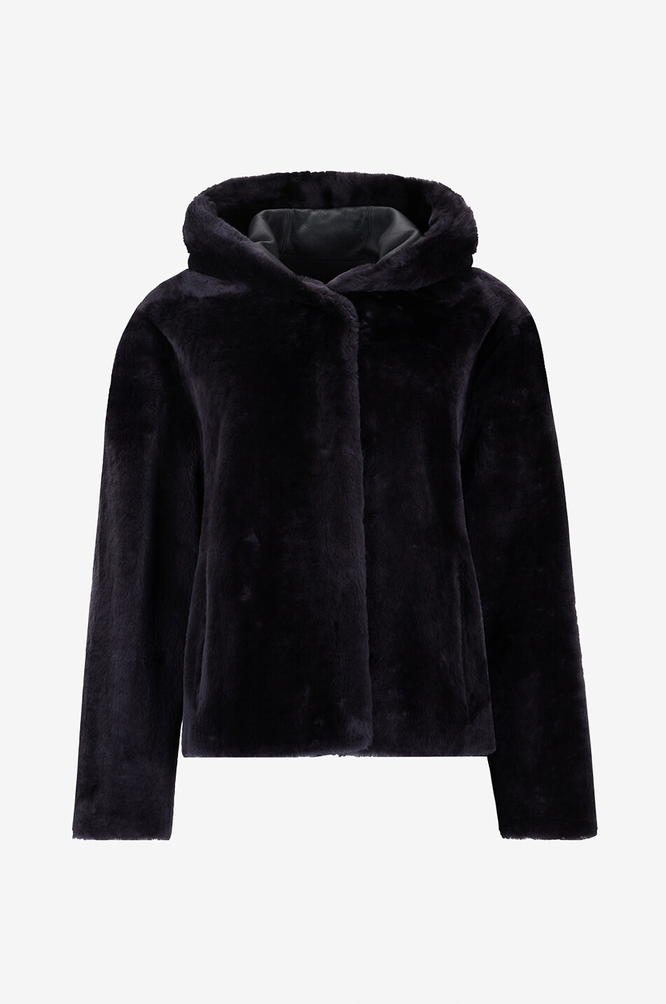 Exklusive verkürzte Wendejacke aus Shearling Samacita BG