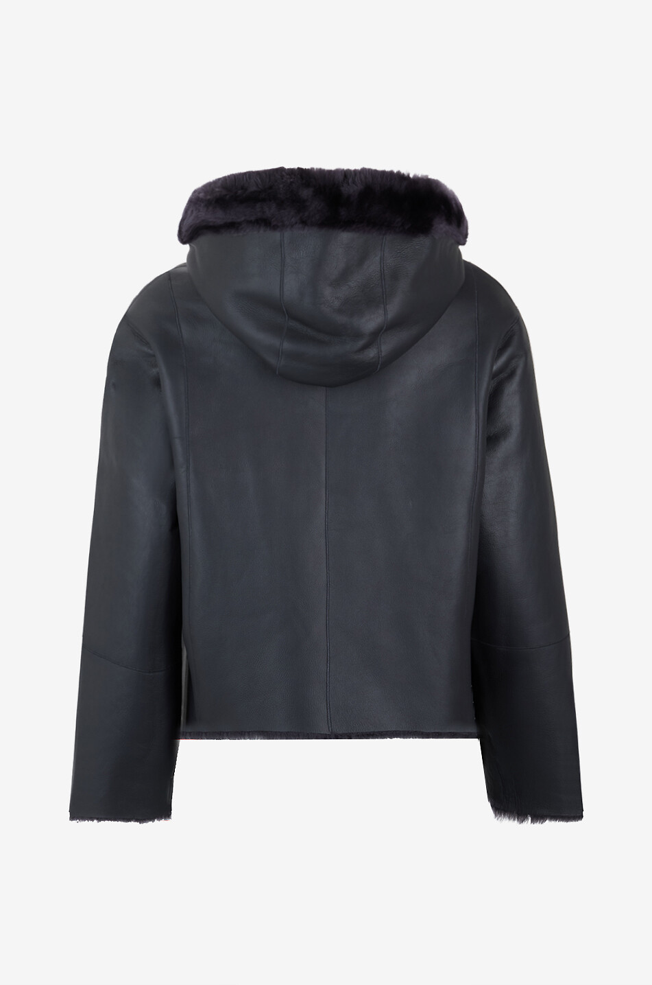 ARMA Exklusive verkürzte Wendejacke aus Shearling Samacita BG Damen DUNKELBLAU 4