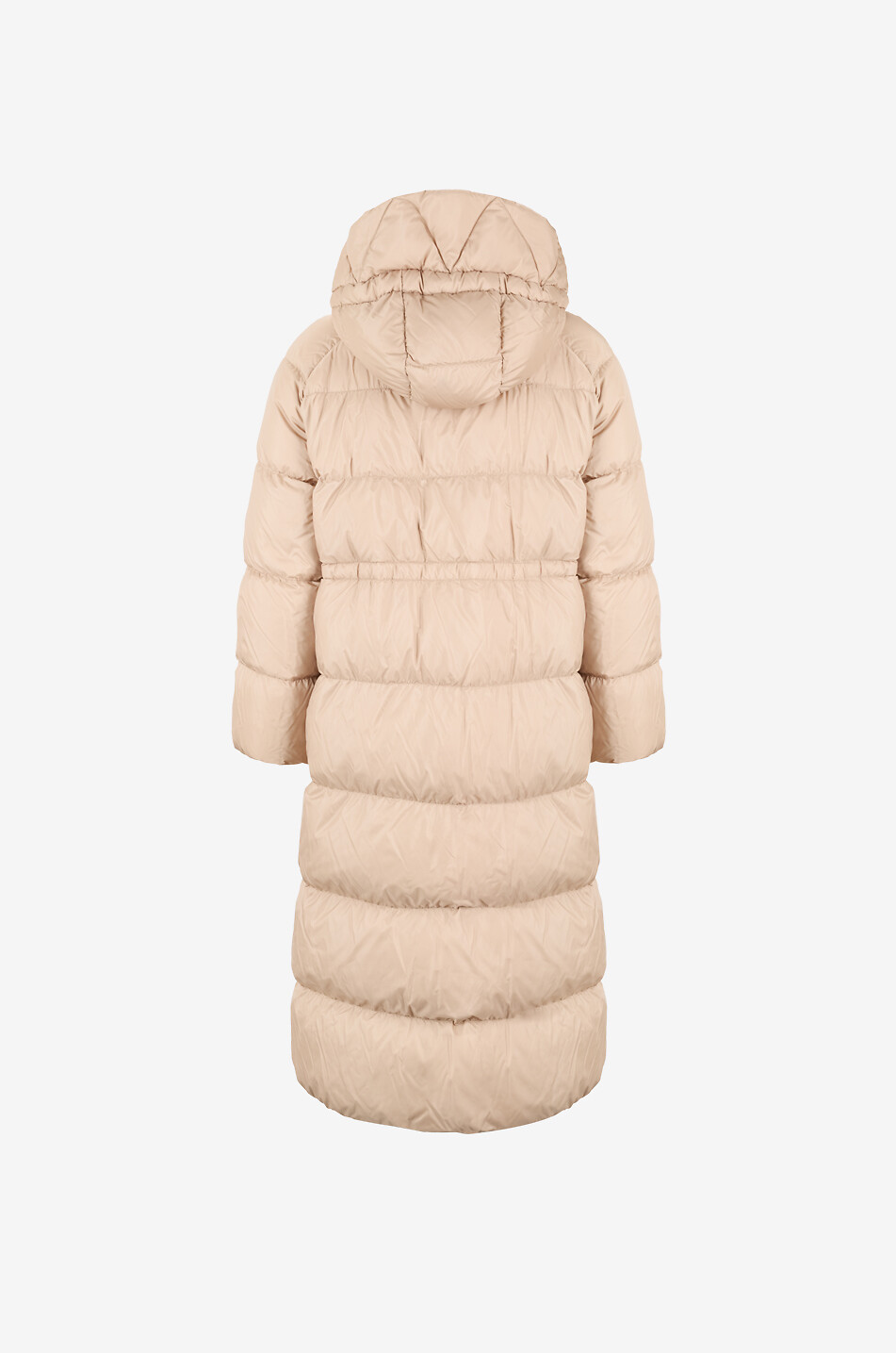 WEEKEND MAX MARA Novak quilted technical fabric long puffer Women BEIGE 3