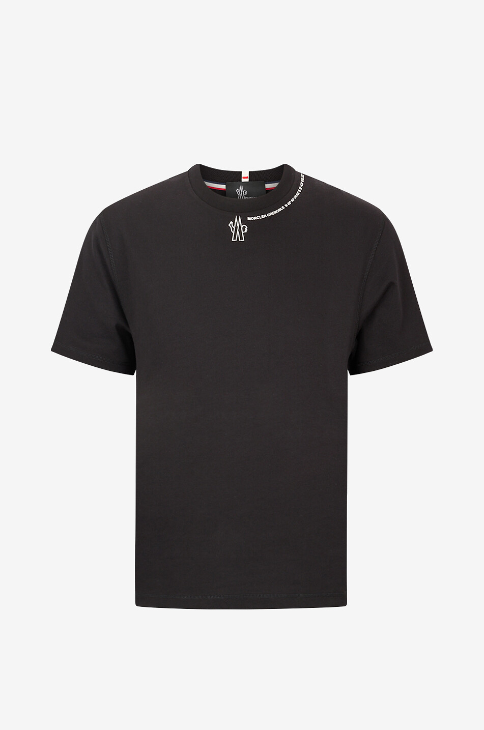 MONCLER GRENOBLE T-shirt en jersey à col rond Homme NOIR 1