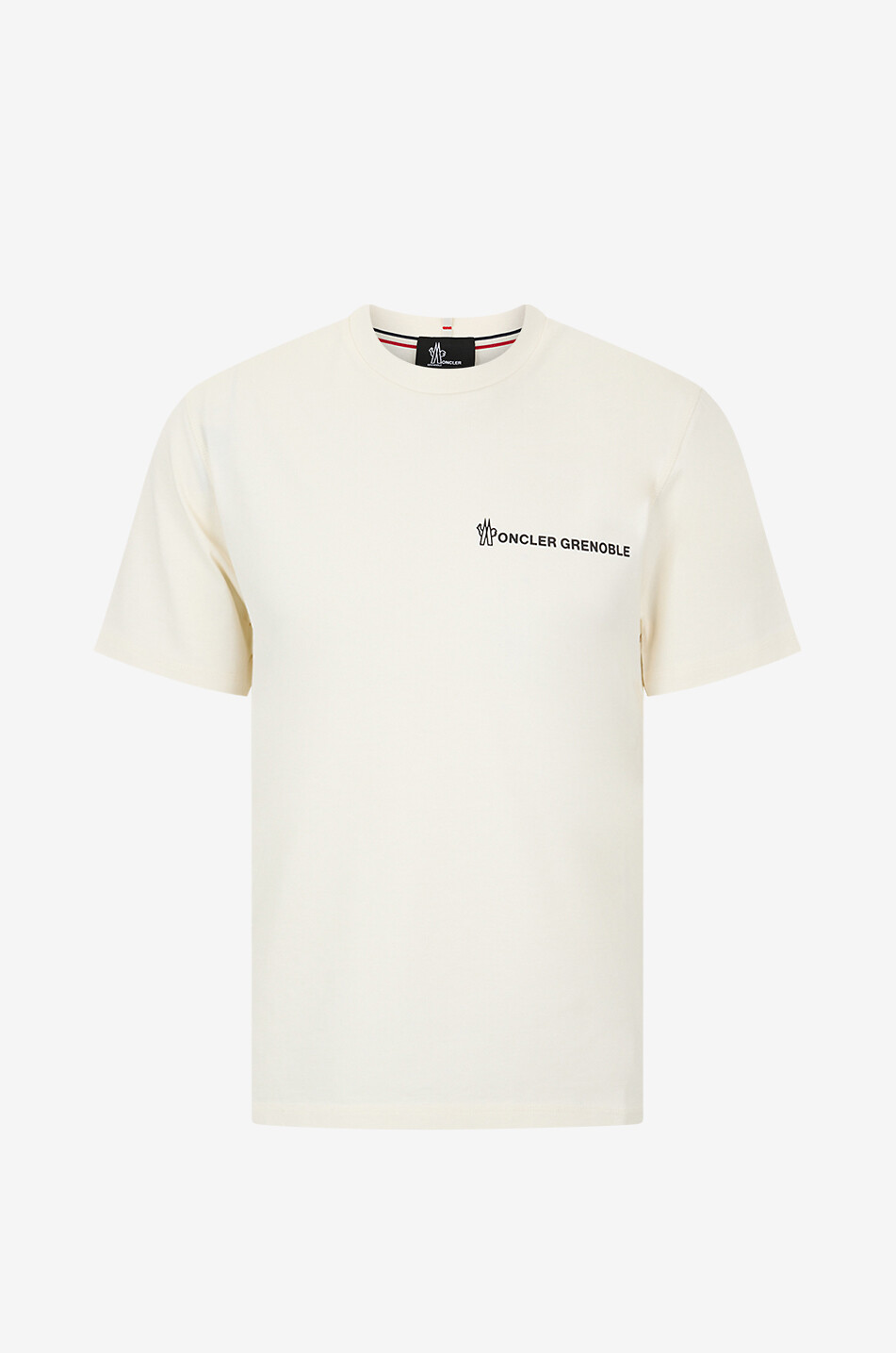 MONCLER GRENOBLE Rundhals-T-Shirt aus Jersey Herren WEISS 1