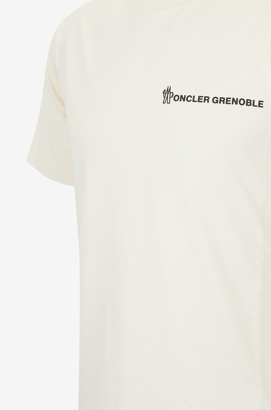 MONCLER GRENOBLE Rundhals-T-Shirt aus Jersey Herren WEISS 3