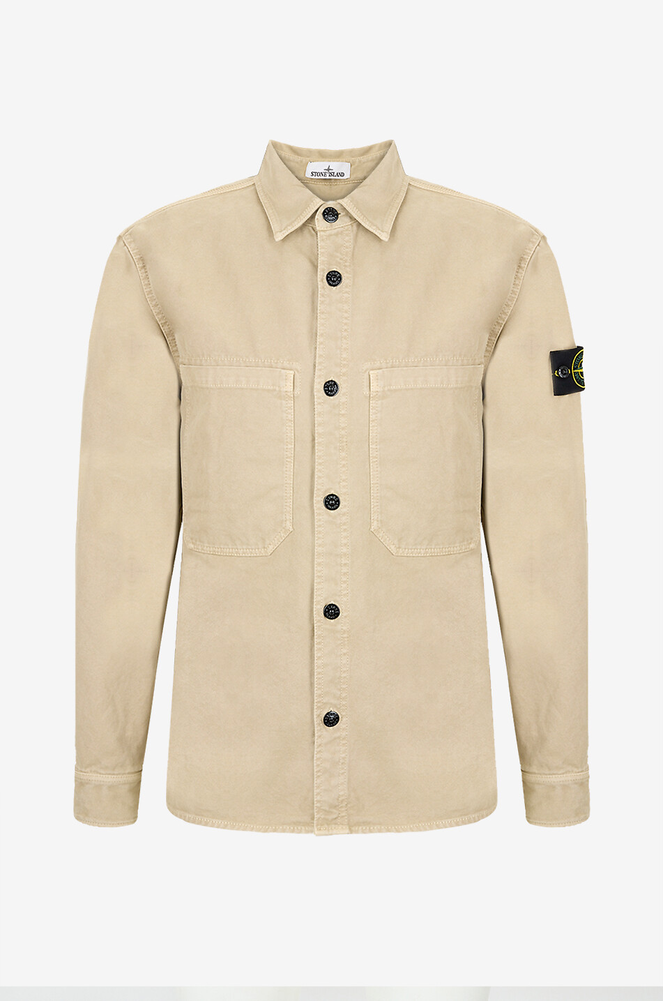 Chemise à col chemise en toile