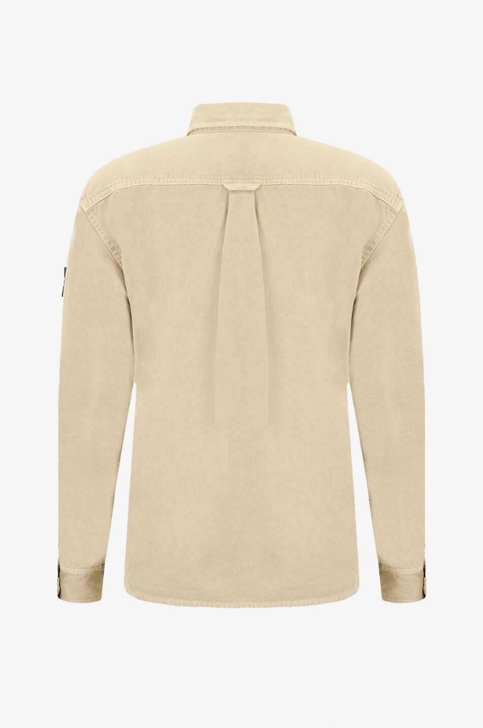 STONE ISLAND Chemise à col chemise en toile Homme BEIGE 2
