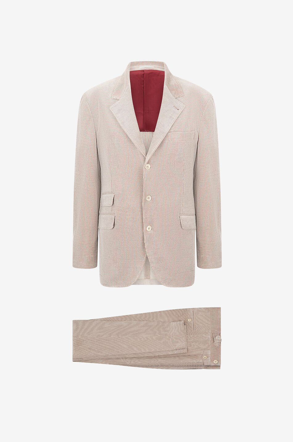 BRUNELLO CUCINELLI Kord-Jacke mit Brusttasche aus edlem Handwerksstoff Herren BEIGE 1