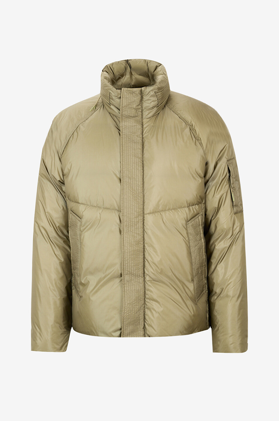 C.P. COMPANY Kurze Steppjacke aus hochwertigem Funktionsstoff Herren GRÜN 1