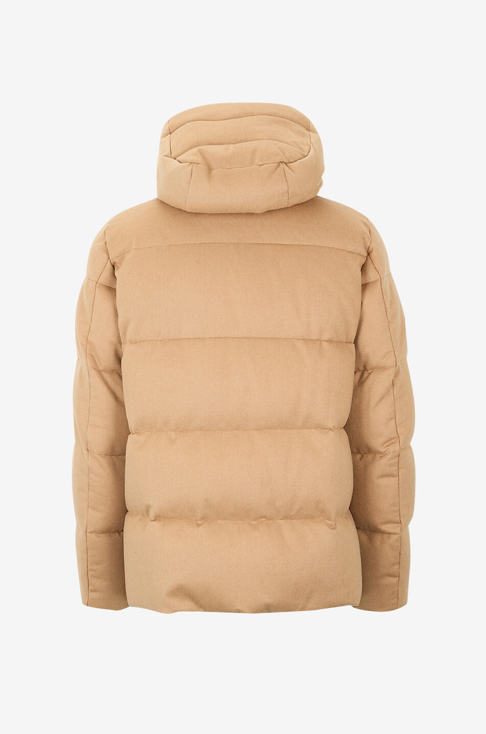 MOORER Kurze Steppjacke aus gestepptem Flanell Valls CA3 Herren KAMELFARBEN 2