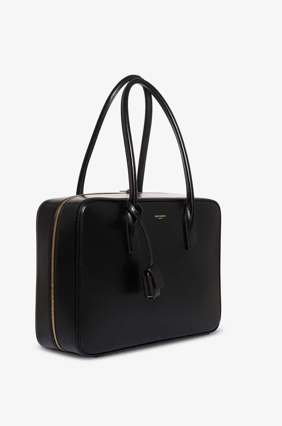 SAINT LAURENT PARIS Saint Laurent Sac de Jour smooth leather handbag Women BLACK 2