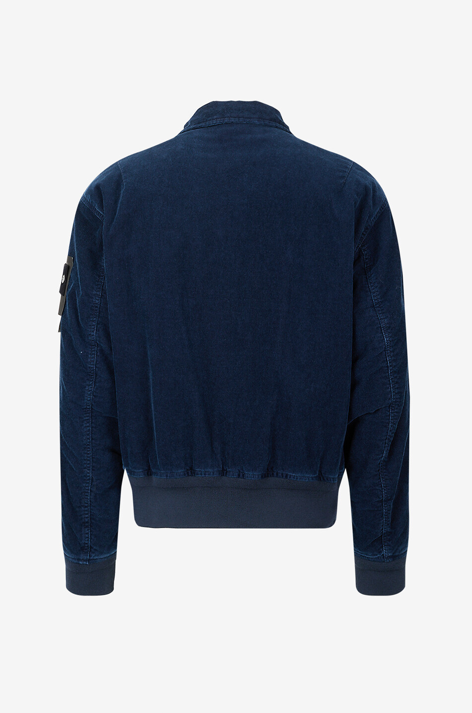STONE ISLAND Short corduroy jacket with shirt collar Men DARK BLUE 2