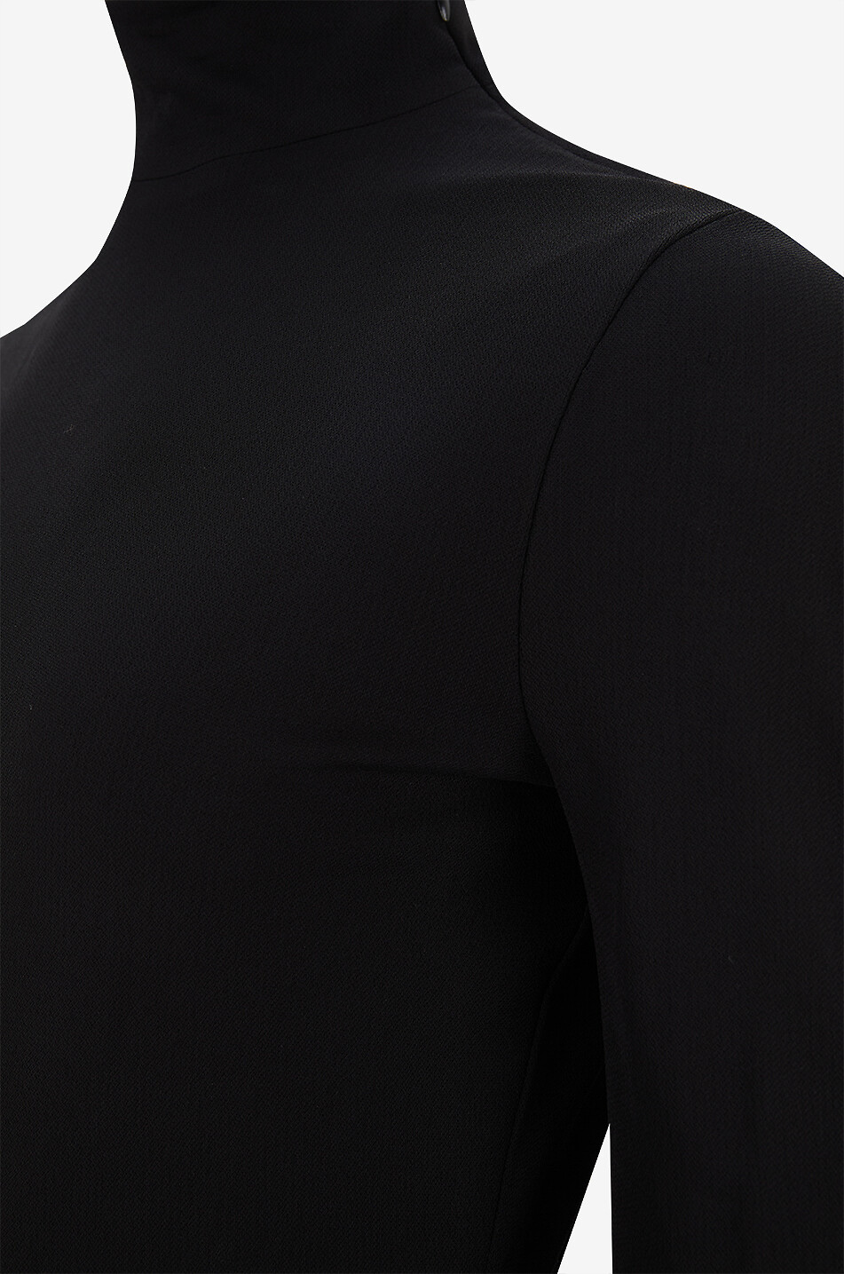 ALAÏA Heart open back high-neck bodysuit Women BLACK 3