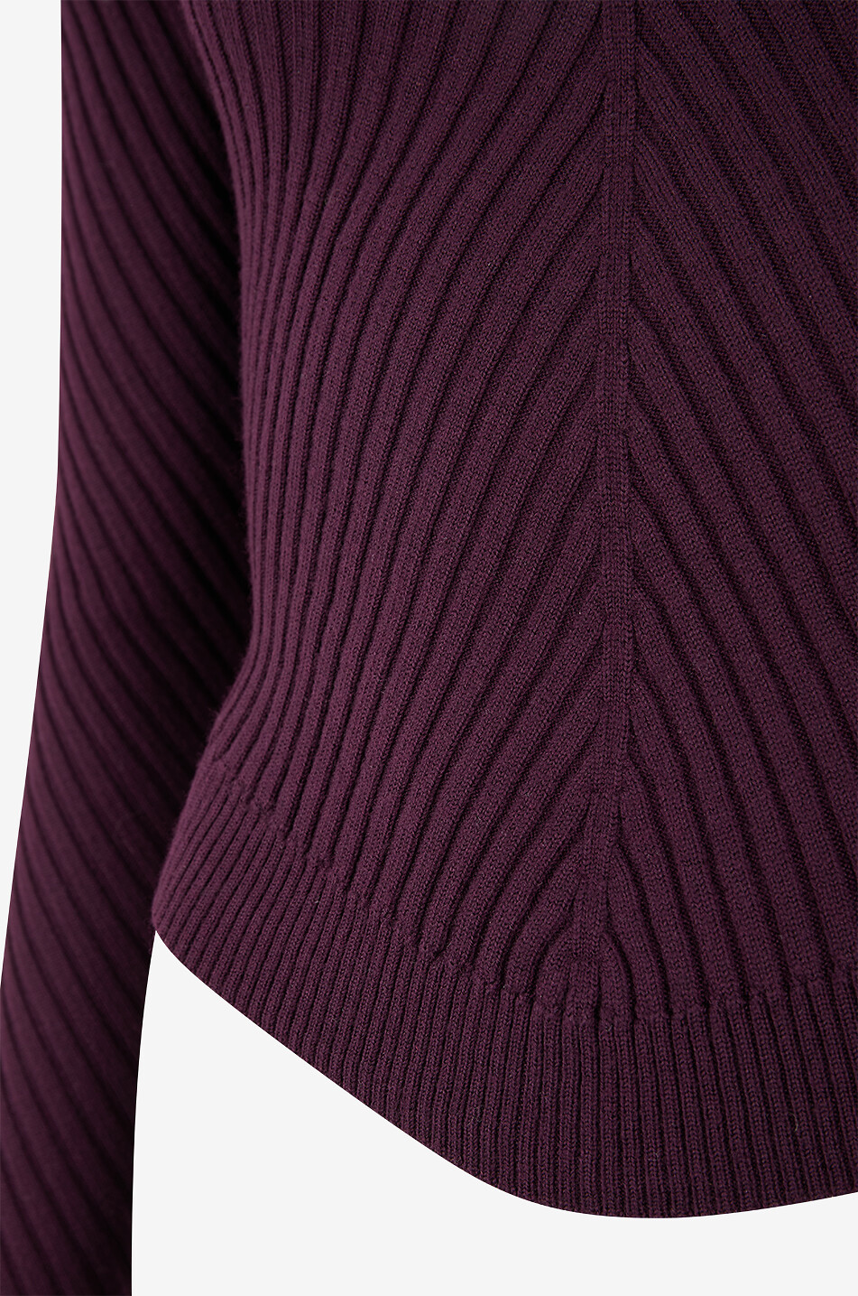 VICTORIA BECKHAM Turtleneck knitted sweater Women DARK RED 3