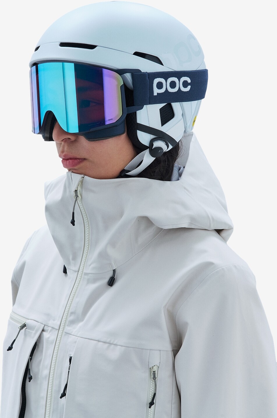 POC Ski-Helm mit MIPS-Technologie Obex BC Unisex WEISS 4