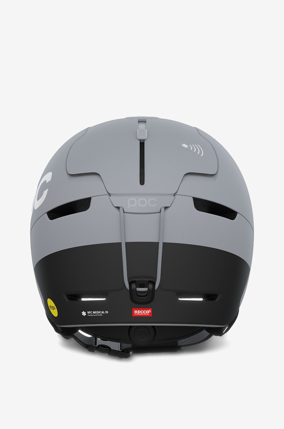 POC Casque de ski avec technologie MIPS Obex BC Unisexe GRIS 4