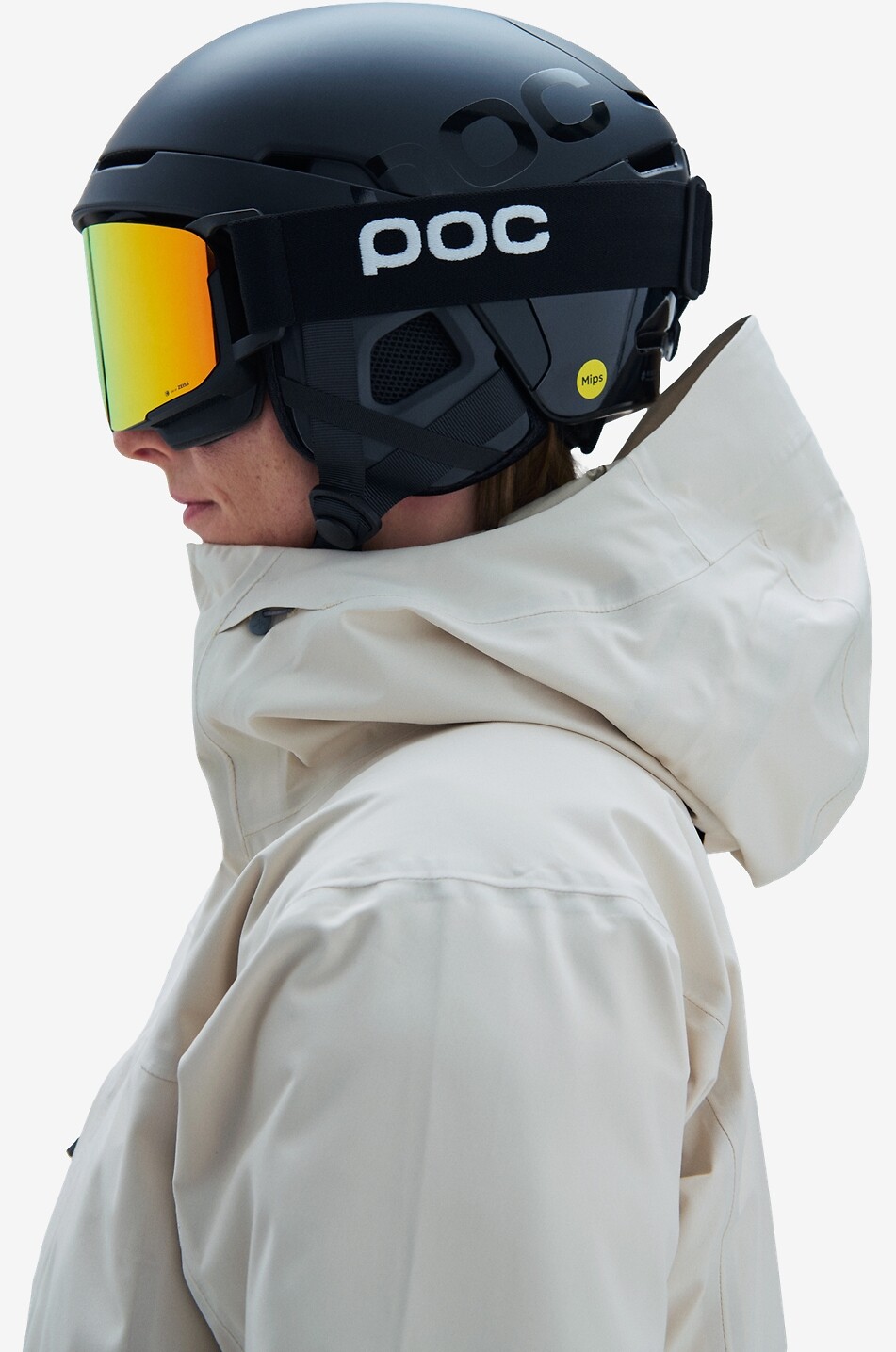 POC Nexal Mid medium screen ski goggles Unisex BLACK 3