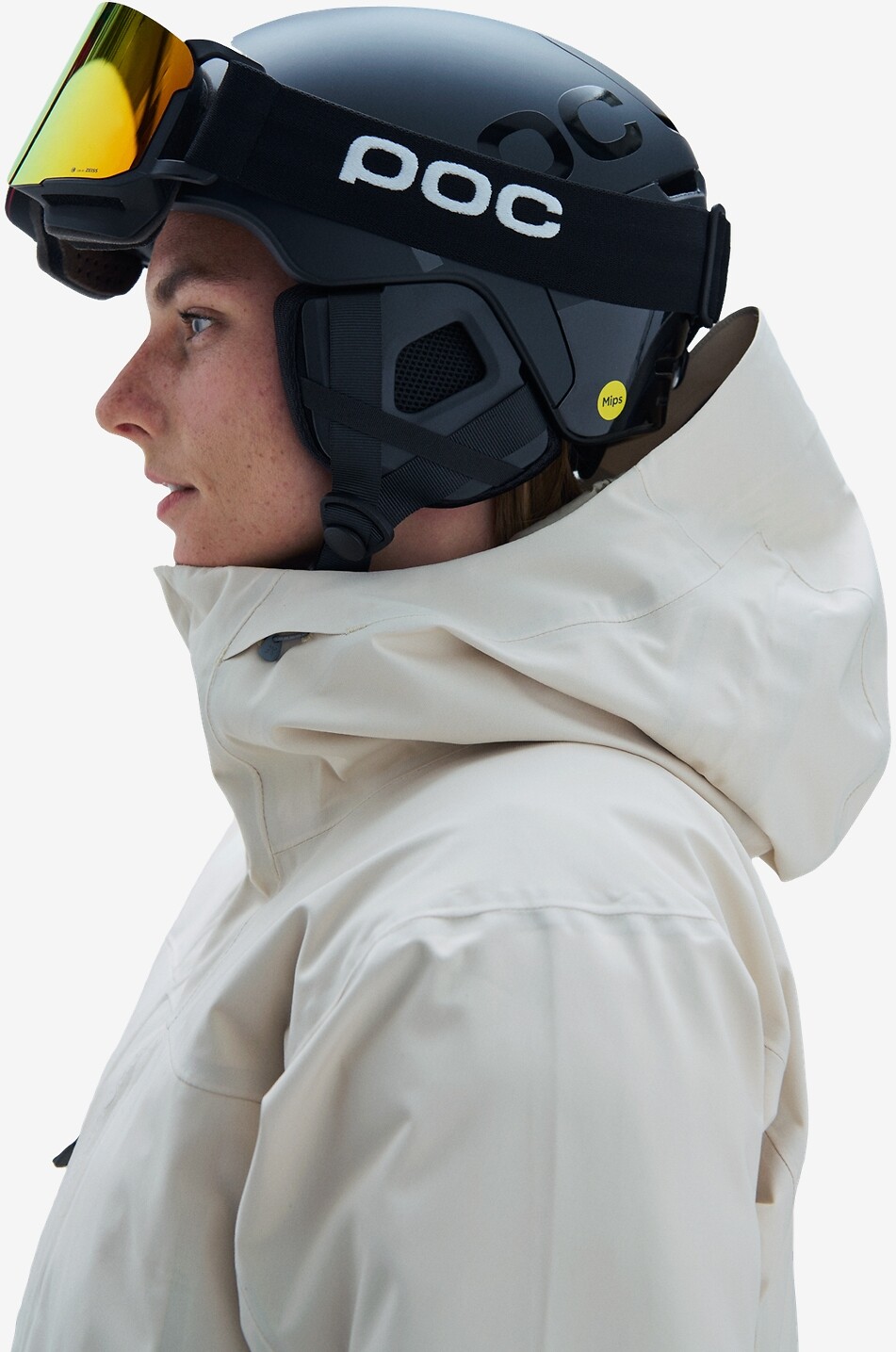POC Nexal Mid medium screen ski goggles Unisex BLACK 5