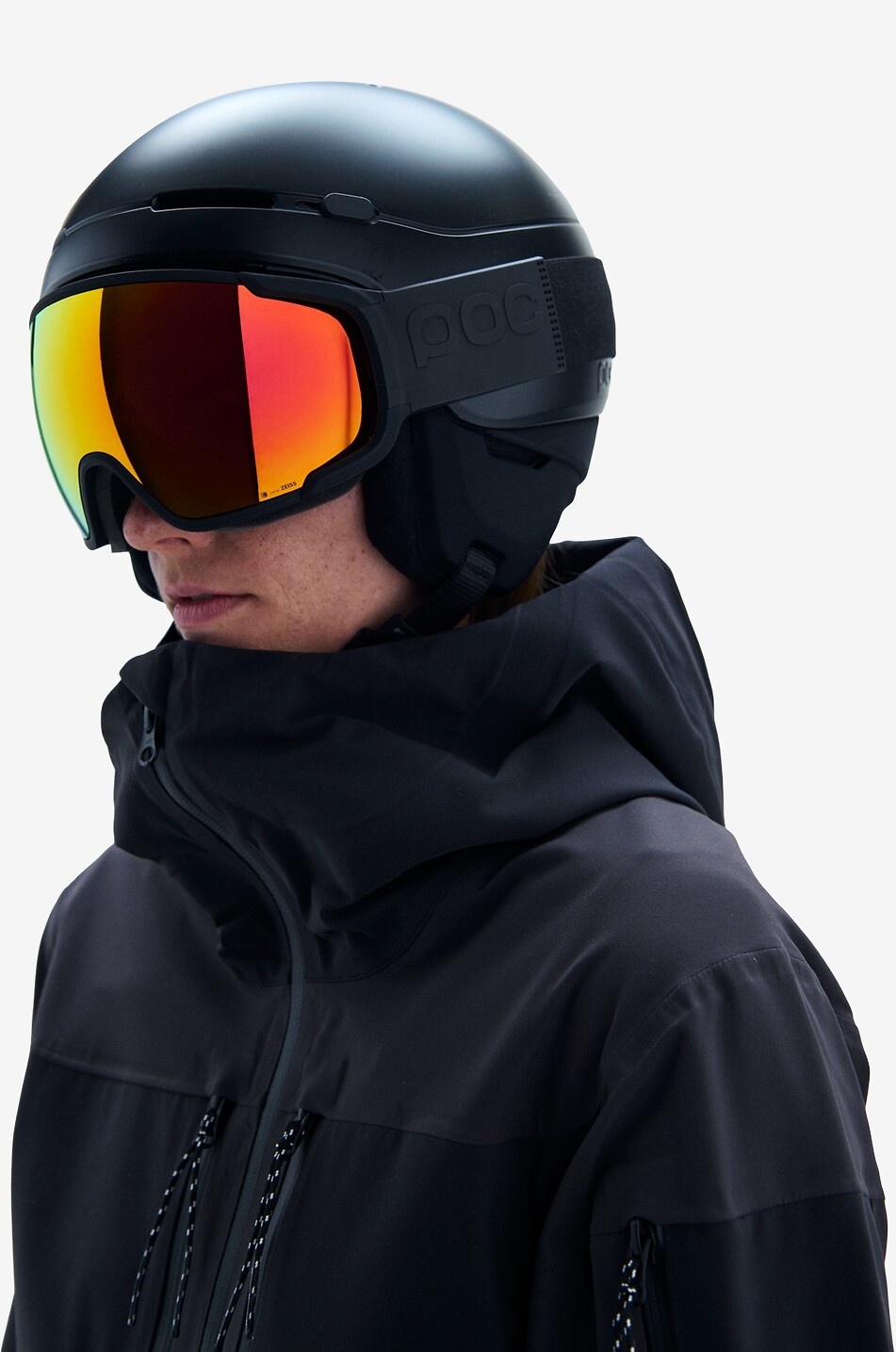 POC Zonula alpine ski mask Unisex BLACK 3