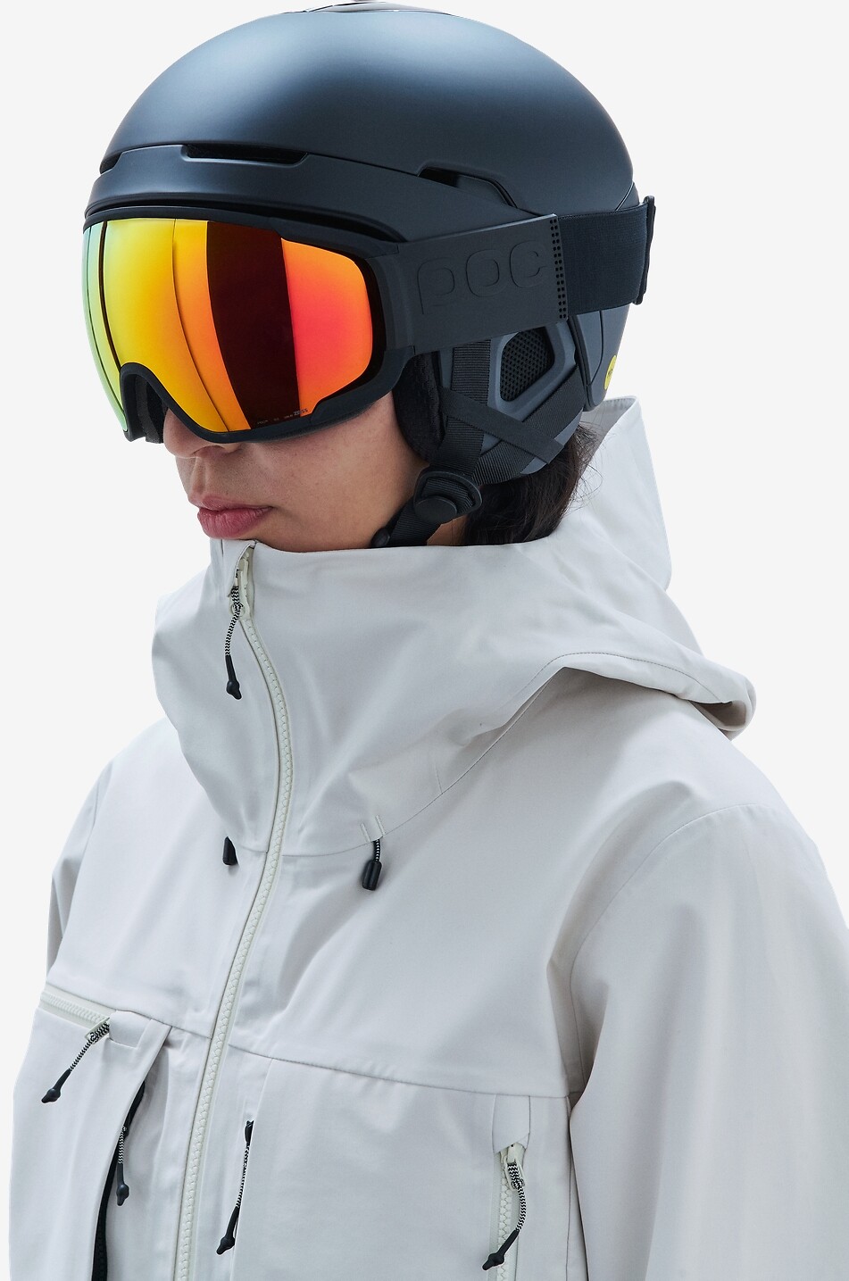 POC Zonula alpine ski mask Unisex BLACK 4