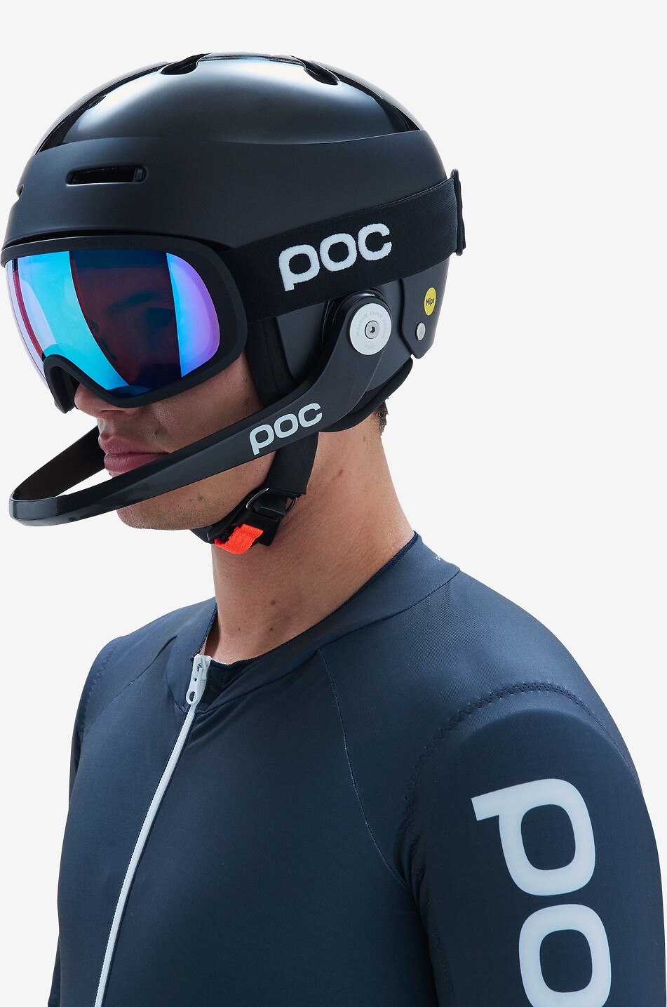 POC Fovea alpine ski mask Unisex BLACK 4