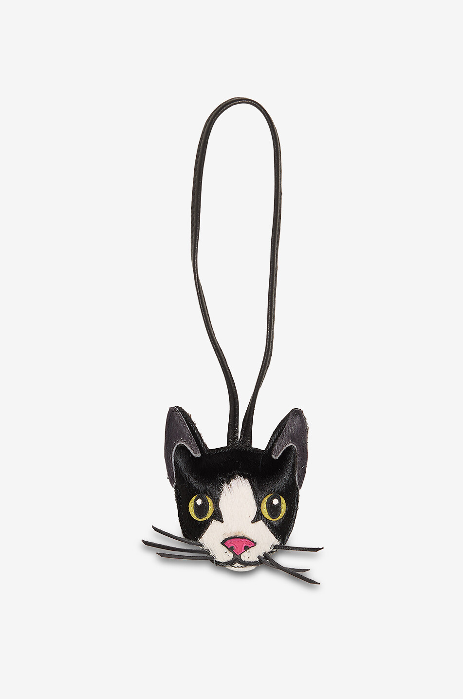 AGNELLE Charm pour sac en cuir chat Felix Femme MULTICOLORE 1