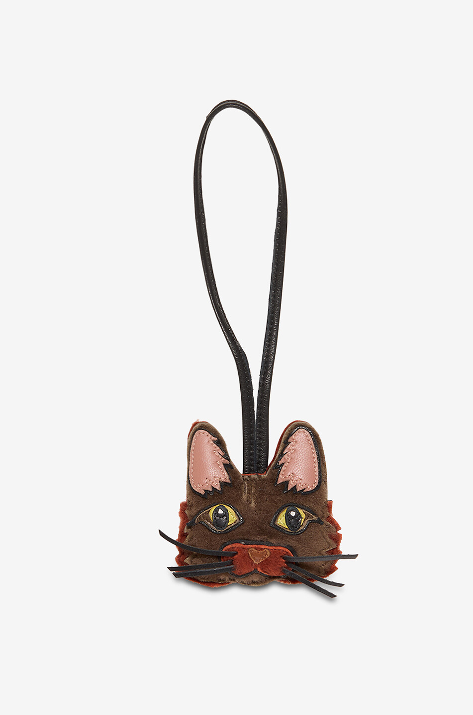 Charm pour sac à main en cuir Maine Coon