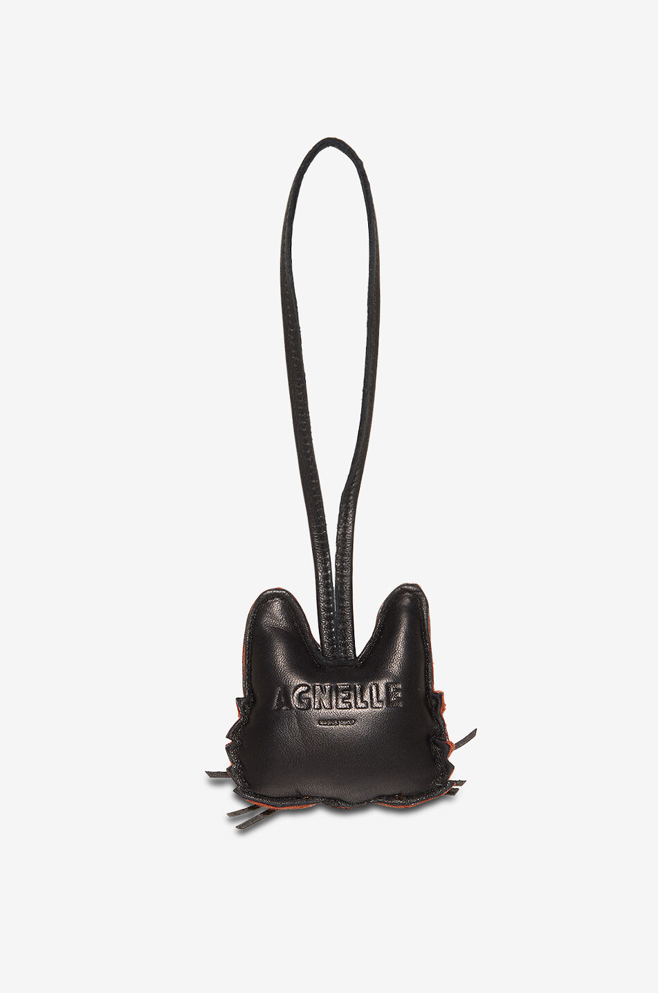 AGNELLE Charm pour sac à main en cuir Maine Coon Femme MARRON 2