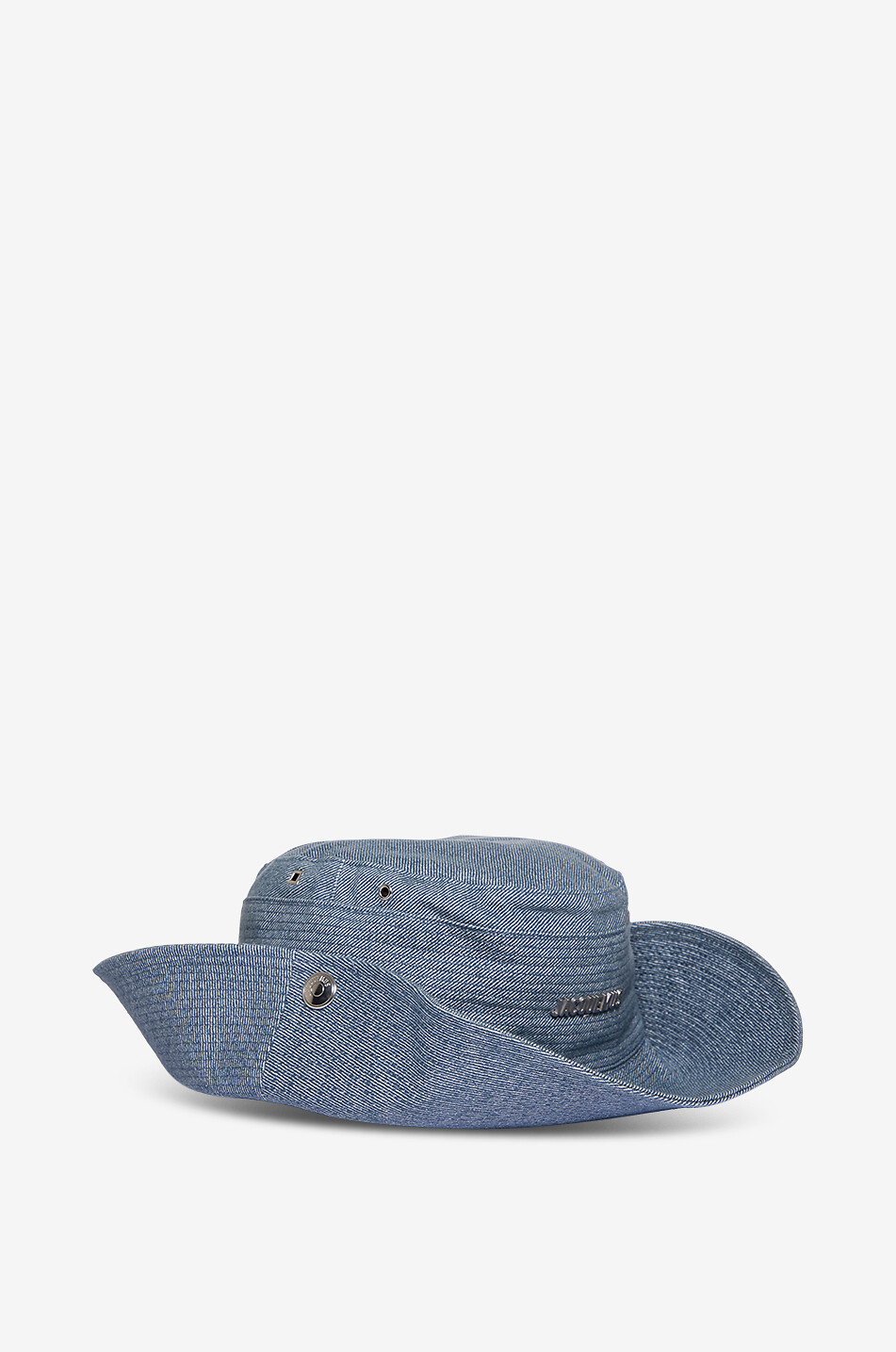 JACQUEMUS Bob en jean à large bord Le bob De-Nîmes Femme BLEU 2