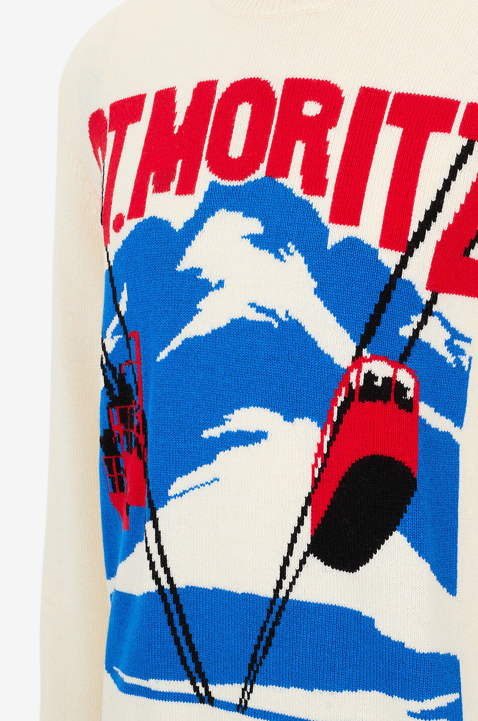 MC2 SAINT BARTH St Moritz knitted crewneck jumper Men EGGSHELL 3