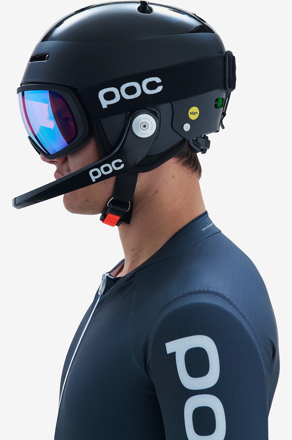 POC Fovea alpine ski mask Unisex BLACK 5