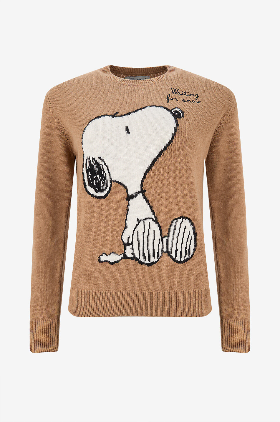Snoopy knitted crewneck sweater