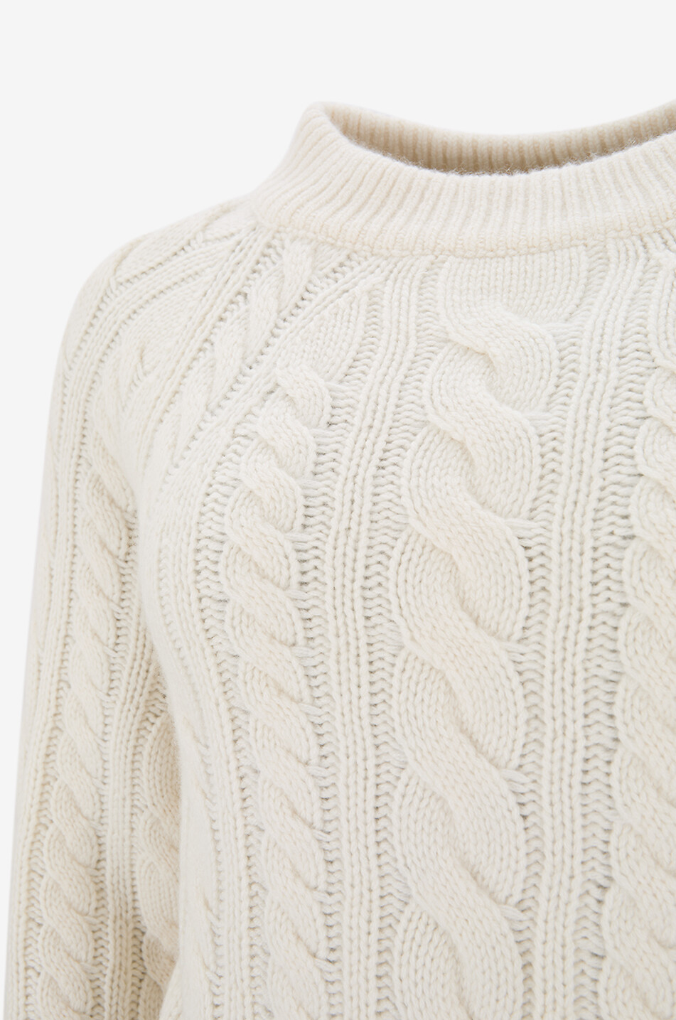 DÔEN Marlowe cashmere crewneck pullover Women EGGSHELL 3