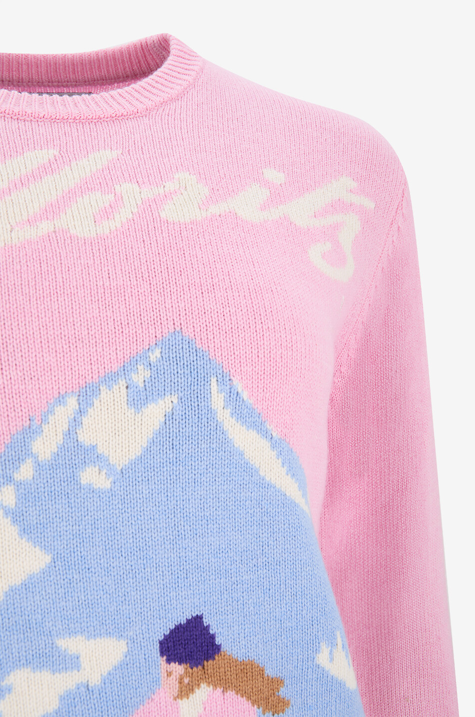 MC2 SAINT BARTH St. Moritz round neck knitted jumper Women PINK 3