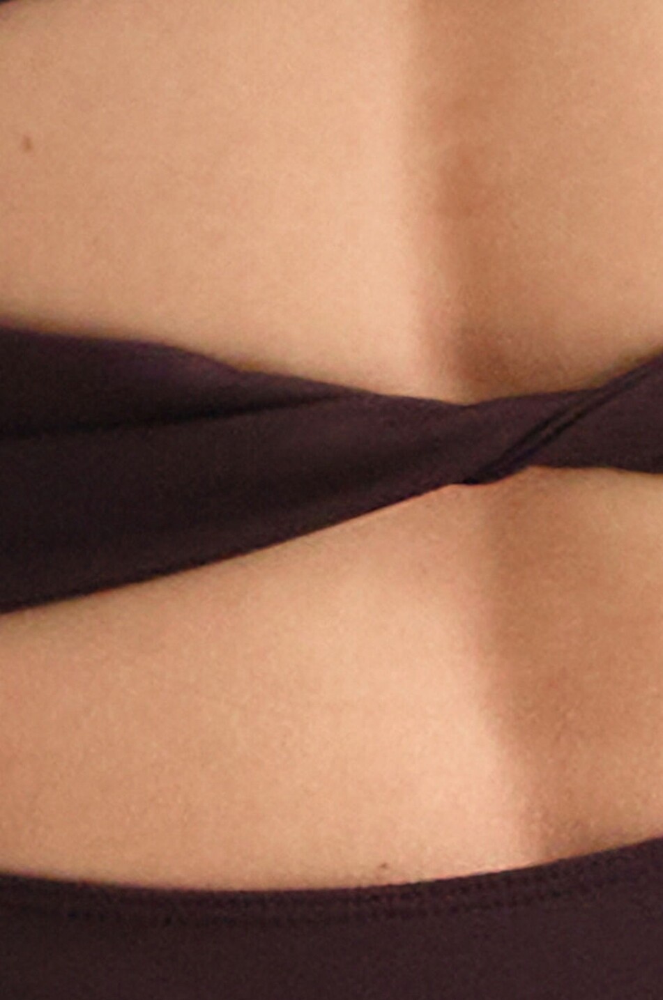 ERES Combinaison près du corps en lycra à découpes Martha Femme ROUGE FONCÉ 5