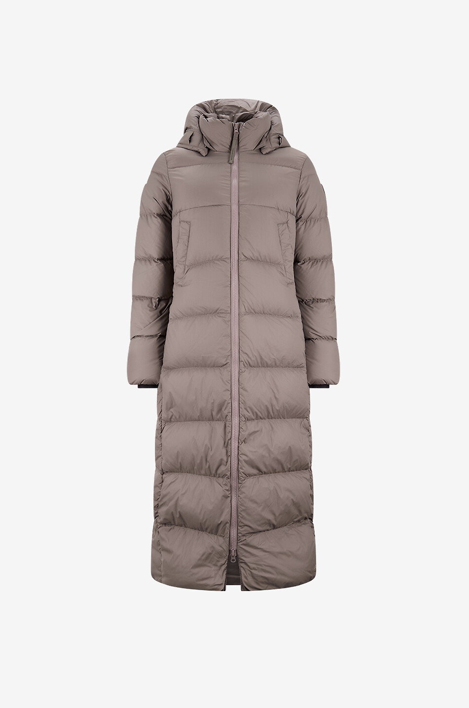 Lange gesteppte Daunenjacke aus hochwertigem Funktionsstoff Mystique Puffer