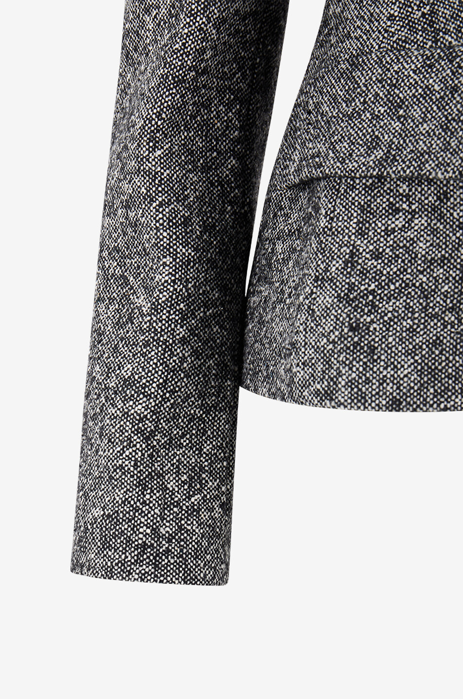 LUISA SPAGNOLI Stencil double-breasted cropped blazer Women BLACK 3