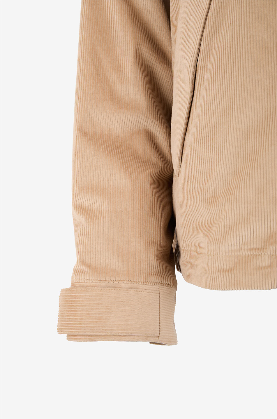 WOOLRICH Kurze Steppjacke aus Cord mit Stehkragen Damen BEIGE 3