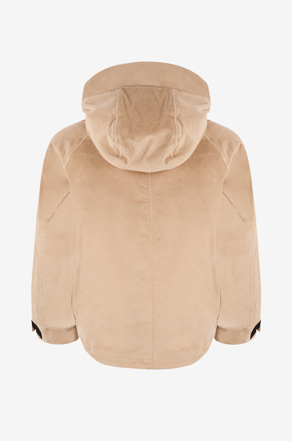 WOOLRICH Kurze Steppjacke aus Cord mit Stehkragen Damen BEIGE 2