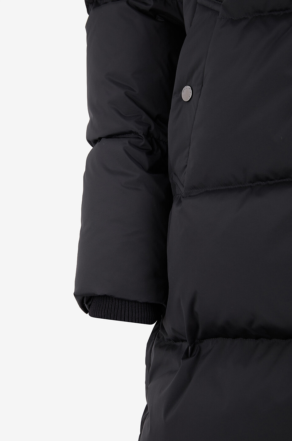 WOOLRICH Kelly technical fabric mid-length quilted puffer jacket Women BLACK 3